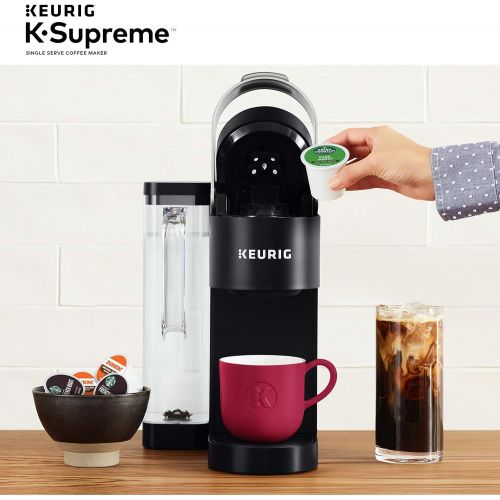  Keurig K-Supreme Coffee Maker, Single Serve K-Cup Pod Coffee Brewer, With MultiStream Technology, 66 Oz Dual-Position Reservoir, and Customizable Settings, Black