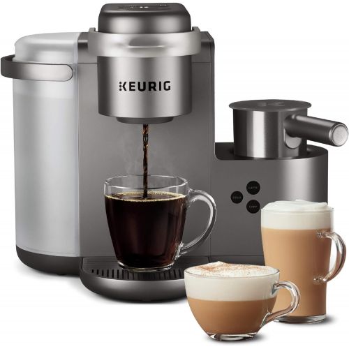  Keurig K-Cafe Special Edition Single Serve K-Cup Pod Coffee, Latte and Cappuccino Maker, Comes with Dishwasher Safe Milk Frother, Shot Capability, Nickel