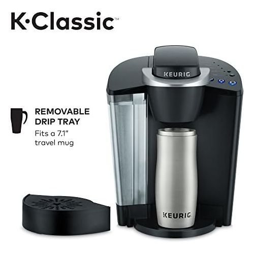  Keurig K-Classic Coffee Maker K-Cup Pod, Single Serve, Programmable, 6 to 10 oz. Brew Sizes, Black