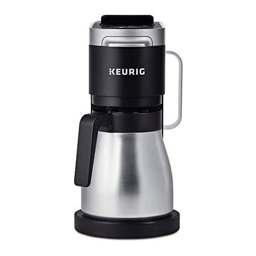  Keurig K-Duo Plus Coffee Maker, Single Serve and 12-Cup Carafe Drip Coffee Brewer, Compatible with K-Cup Pods and Ground Coffee, Black