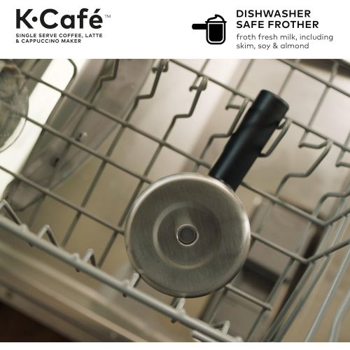  Keurig K-Cafe Single-Serve K-Cup Coffee Maker, Latte Maker and Cappuccino Maker, Comes with Dishwasher Safe Milk Frother, Coffee Shot Capability, Compatible with all Keurig K-Cup P