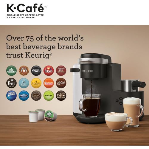  Keurig K-Cafe Single-Serve K-Cup Coffee Maker, Latte Maker and Cappuccino Maker, Comes with Dishwasher Safe Milk Frother, Coffee Shot Capability, Compatible with all Keurig K-Cup P