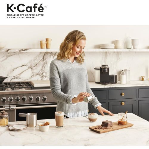  Keurig K-Cafe Single-Serve K-Cup Coffee Maker, Latte Maker and Cappuccino Maker, Comes with Dishwasher Safe Milk Frother, Coffee Shot Capability, Compatible with all Keurig K-Cup P