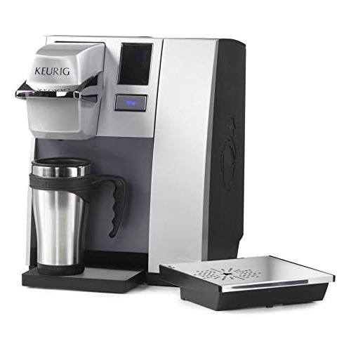  Keurig K155 Office Pro Commercial Coffee Maker, Single Serve K-Cup Pod Coffee Brewer, Silver,Extra Large 90 oz. Water Reservoir
