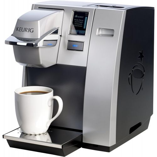  Keurig K155 Office Pro Commercial Coffee Maker, Single Serve K-Cup Pod Coffee Brewer, Silver,Extra Large 90 oz. Water Reservoir