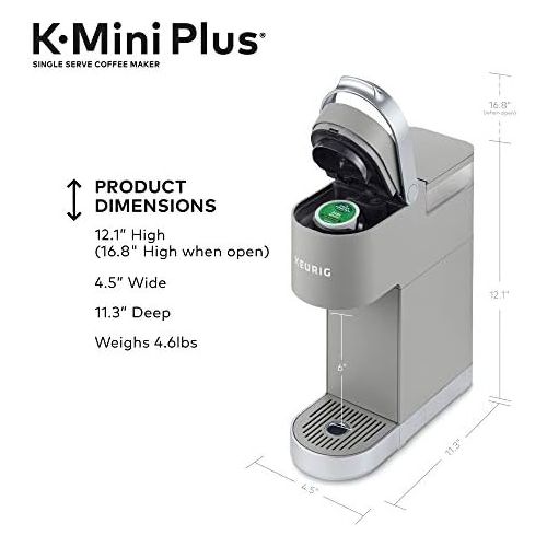  [무료배송] Keurig K-Mini Plus Coffee Maker 1인용 커피메이커 여행 캠핑 차박용 싱글 커피메이커 Single Serve K-Cup Pod Coffee Brewer