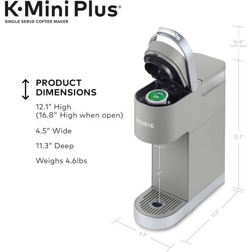  [무료배송] Keurig K-Mini Plus Coffee Maker 1인용 커피메이커 여행 캠핑 차박용 싱글 커피메이커 Single Serve K-Cup Pod Coffee Brewer