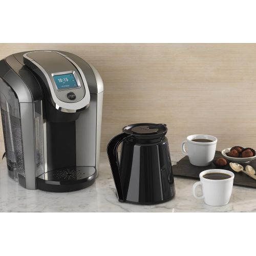  [아마존베스트]Keurig 2.0 Plastic Carafe 32oz Double-Walled with Easy-Pour Handle, Holds and Dispenses Up to 4 Cups of Hot Coffee, Compatible With Keurig 2.0 K-Cup Pod Coffee Makers, Black