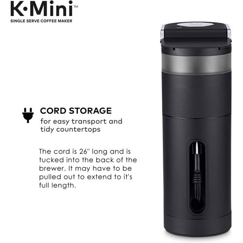  [아마존베스트]Keurig K-Mini Coffee Maker, Single Serve K-Cup Pod Coffee Brewer, 6 to 12 oz. Brew Sizes, Black