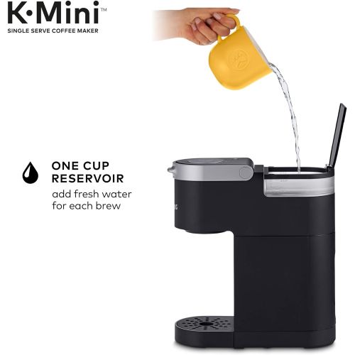  [아마존베스트]Keurig K-Mini Coffee Maker, Single Serve K-Cup Pod Coffee Brewer, 6 to 12 oz. Brew Sizes, Black