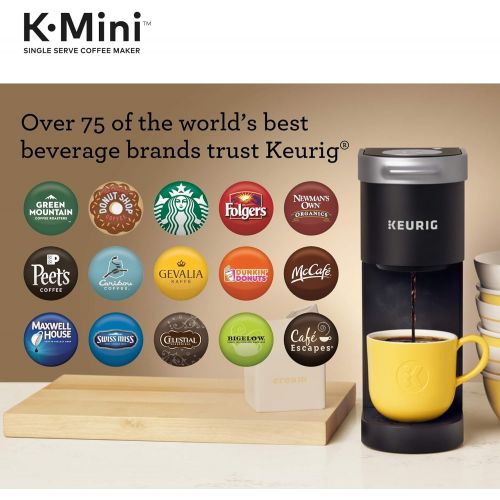  [아마존베스트]Keurig K-Mini Coffee Maker, Single Serve K-Cup Pod Coffee Brewer, 6 to 12 oz. Brew Sizes, Black