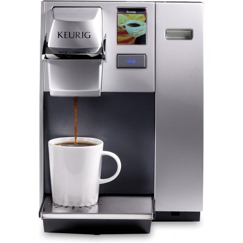  [아마존베스트]Keurig K155 Office Pro Commercial Coffee Maker, Single Serve K-Cup Pod Coffee Brewer, Silver,Extra Large 90 oz. Water Reservoir