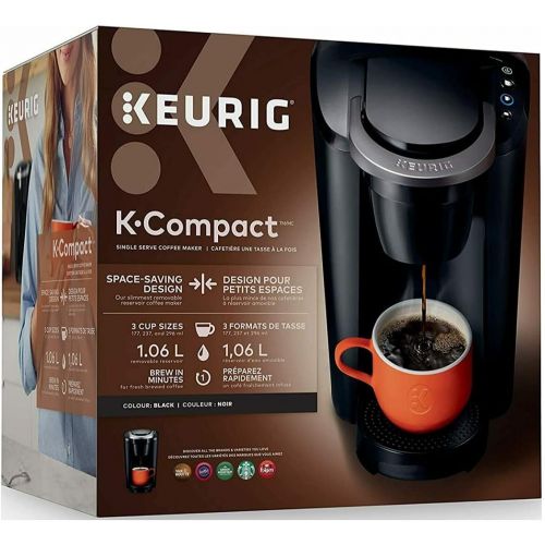  [아마존베스트]Keurig MAIN-85544 Compact Single-Serve K-Cup Pod Coffee Maker, Black, 2.3
