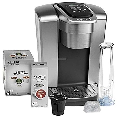  [아마존베스트]Keurig Fil K-Elite C Single Serve Coffee Maker (Brushed Silver) with 15, Water Filter, and My K-Cup, 2