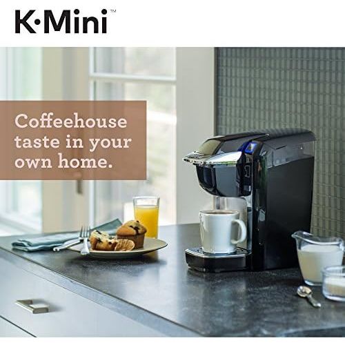  Keurig K15 Coffee Maker, Single Serve K-Cup Pod Coffee Brewer, 6 to 10 Oz. Brew Sizes, Black