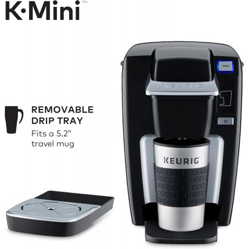  Keurig K15 Coffee Maker, Single Serve K-Cup Pod Coffee Brewer, 6 to 10 Oz. Brew Sizes, Black