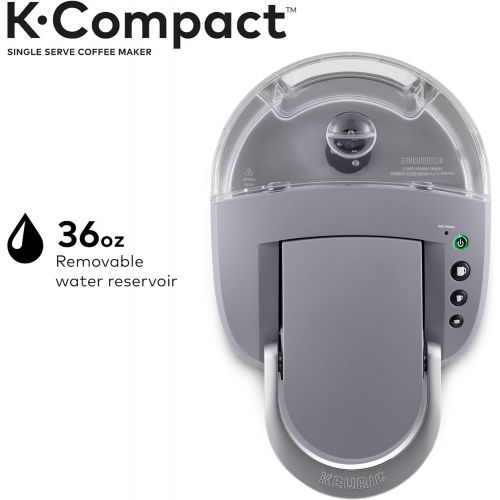  Keurig K-Compact Single-Serve K-Cup Pod Coffee Maker (Grey)