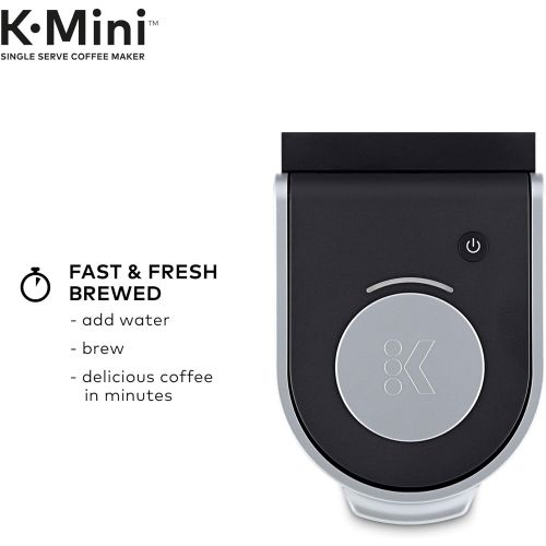  Keurig K-Mini Coffee Maker, Black with Coffee Lovers 40 Count Variety Pack Coffee Pods