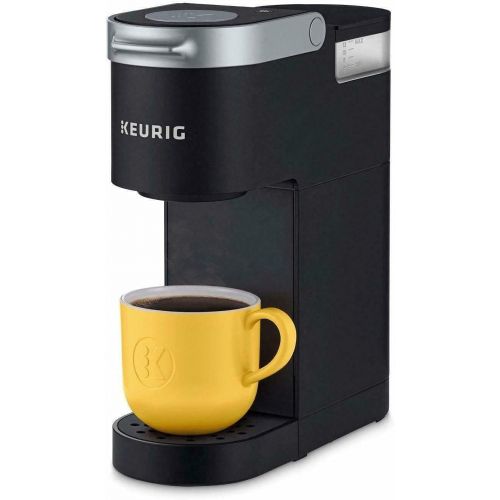  Keurig K-Mini Single Serve K-Cup Pod Coffee Maker (Black) with Cleaning Cups (5 Cups) Bundle (2 Items)