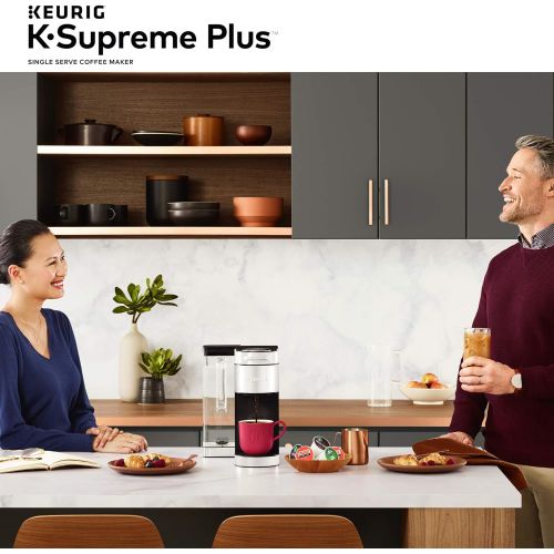  Keurig K-Supreme Plus Single Serve Coffee Maker with Twinings of London English Breakfast Tea K-Cup Pods, 24 Count