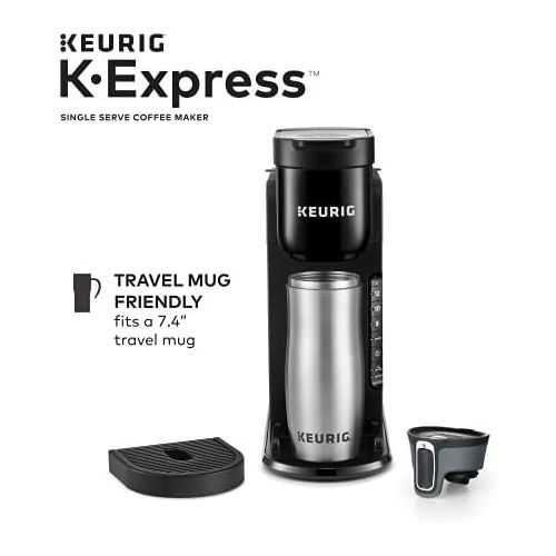  Keurig K-Express Coffee Maker, Single Serve K-Cup Pod Coffee Brewer, Black