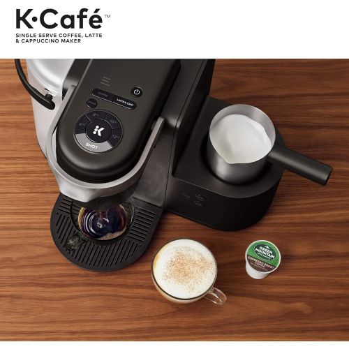  Keurig K-Cafe Single Serve Coffee Maker with Lavazza Espresso Italiano, 32 K-Cup Pods