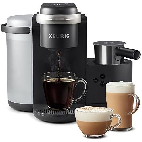  [아마존베스트]Keurig K-Cafe Coffee Maker, Single Serve K-Cup Pod Coffee, Latte and Cappuccino Maker, Comes with Dishwasher Safe Milk Frother, Coffee Shot Capability, Compatible With all K-Cup Po