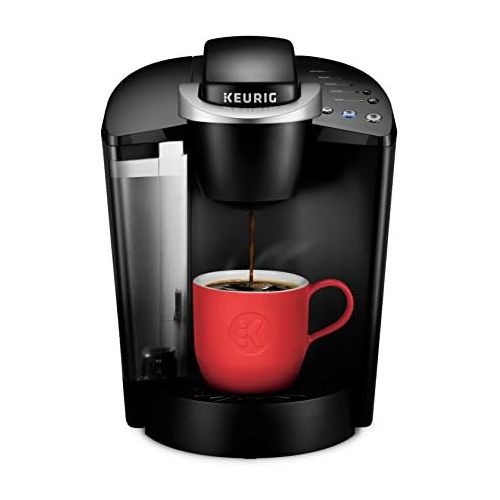  [아마존베스트]Keurig K-Classic Coffee Maker, Single Serve K-Cup Pod Coffee Brewer, 6 to 10 Oz. Brew Sizes, Black