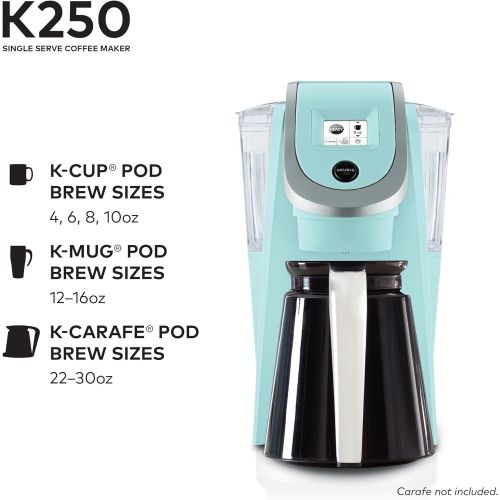  Keurig K250 2.0 Brewer - Peacock Blue