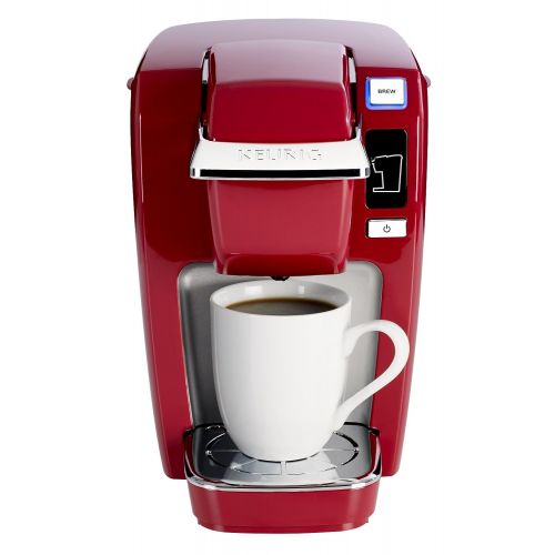  Keurig K15 Single Serve Compact K-Cup Pod Coffee Maker, Red