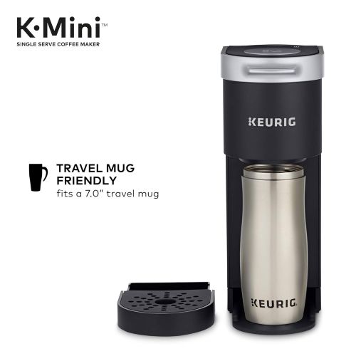  Keurig K-Mini Basic Coffee Maker, Single Serve K-Cup Pod Coffee Brewer, 6 To 12 Oz. Brew Sizes, Matte Black