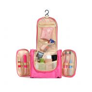 KevenAnna Hanging Men Toiletry Bag Portable Travel Toiletry Bag for Women Hanging Toiletry Kit Organizer for Travel Accessories and Toiletries (Pink)