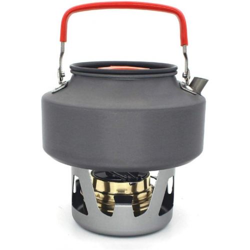  Keweis Portable Outdoor Mini Alcohol Stove Burner Ultralight Camping Cookware Set for Outdoor Camping, Hiking, Backpacking, Picnic