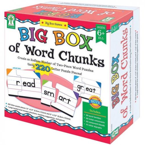 Key Education Big Box of Word Chunk Game