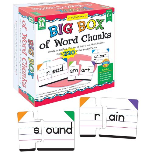  Key Education Big Box of Word Chunks Educational Board Game