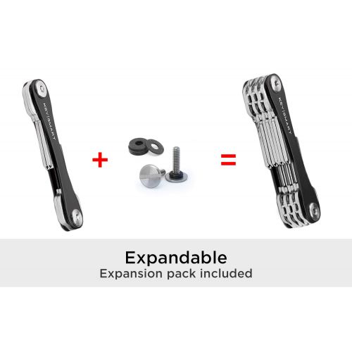  KeySmart - Compact Key Holder and Keychain Organizer (up to 14 Keys)