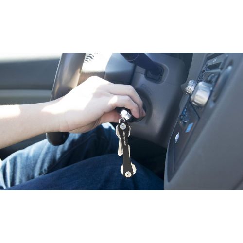  KeySmart - Compact Key Holder and Keychain Organizer (up to 14 Keys)