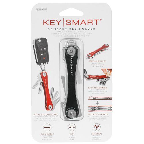  KeySmart - Compact Key Holder and Keychain Organizer (up to 14 Keys)