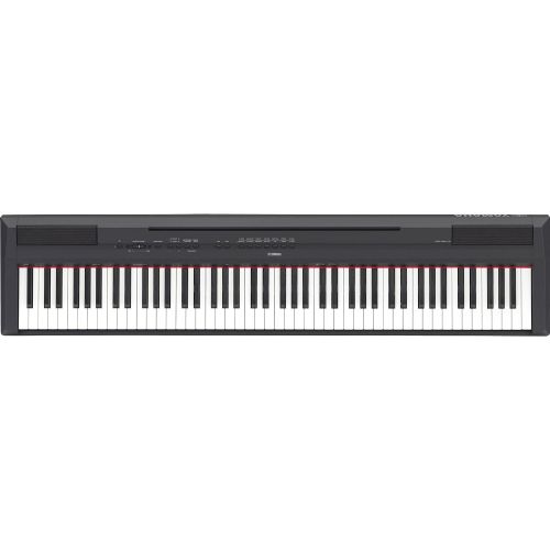 야마하 Yamaha P125B 88-Key Black Digital Piano with Power Adapter(included), Sustain Pedal, L85 Stand, and BB1 Bench