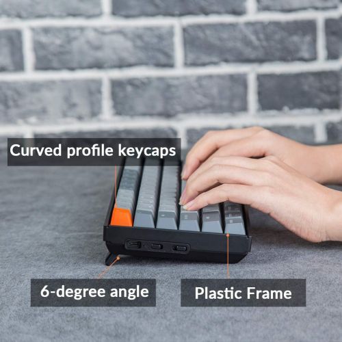  [아마존핫딜][아마존 핫딜] Keychron K2 RGB Wireless Mechanical Gaming Keyboard with Gateron Brown Switch/USB Wired/Anti Ghosting /84 Key N-Key Rollover, Bluetooth Computer Keyboard for Mac Windows PC Gamer