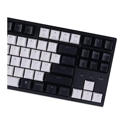  Keychron C1 Mac Layout Wired Mechanical Keyboard, Gateron G Pro Brown Switch, Tenkeyless 87 Keys ABS keycaps Computer Keyboard for Windows PC Laptop, White Backlight, USB-C Type-C