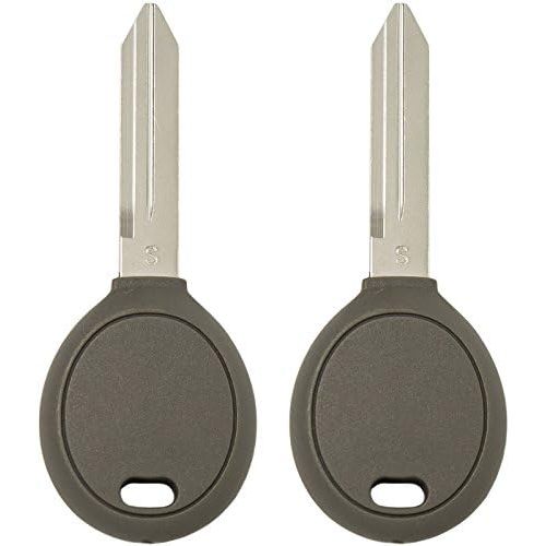  [아마존베스트]Keyless2Go New Uncut Replacement Transponder Ignition Car Key Y164 (2 Pack)