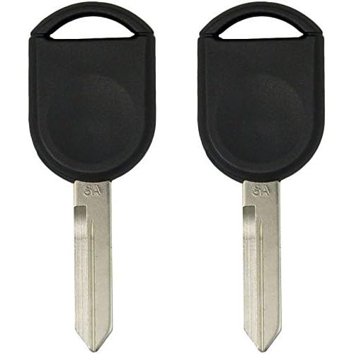  [아마존베스트]Keyless2Go New Uncut Replacement 80 Bit Transponder Ignition Car Key H92 H84 H85 (2 Pack)