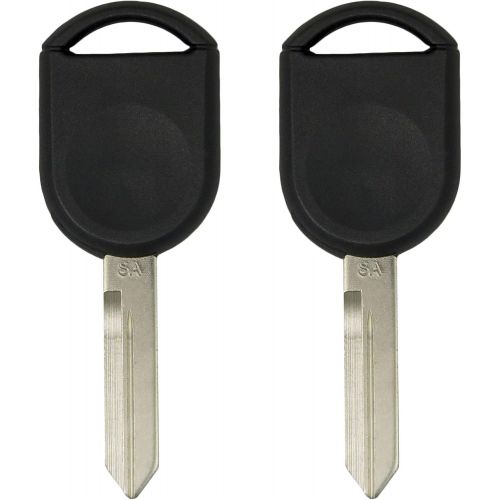  [아마존베스트]Keyless2Go New Uncut Replacement 80 Bit Transponder Ignition Car Key H92 H84 H85 (2 Pack)