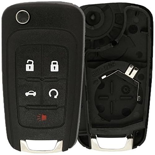  [아마존베스트]KeylessOption Just the Case Keyless Entry Remote Control Car Key Fob Shell Replacement For OHT01060512