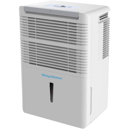 Keystone 30-Pint Dehumidifier with Electronic Controls in White