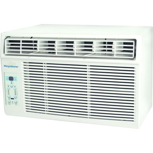  Keystone KSTAW06C 6000 BTU 115V Window-Mounted Air Conditioner with Follow Me LCD Remote Control