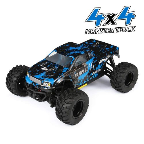  Kezz-racing HAIBOXING RC Cars 1/18 Scale 4WD Off-Road Monster Trucks with 36+KM/H High Speed, 2.4 GHz Remote-Controlled Electric All Terrain Waterproof Vehicles with Rechargeable Battery for K