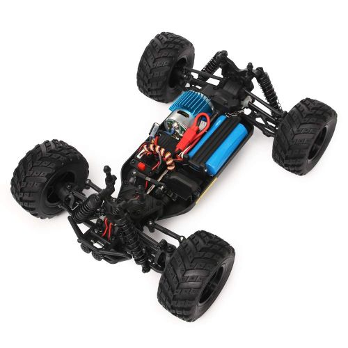  Kezz-racing HAIBOXING RC Cars 1/18 Scale 4WD Off-Road Monster Trucks with 36+KM/H High Speed, 2.4 GHz Remote-Controlled Electric All Terrain Waterproof Vehicles with Rechargeable Battery for K