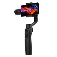 Kftyuij Hand-held Three-axis stabilizer Multi-Target Detection Selfie Stick Anti-Jitter Motion Camera Mobile Phone Tripod Head (Color : Black)